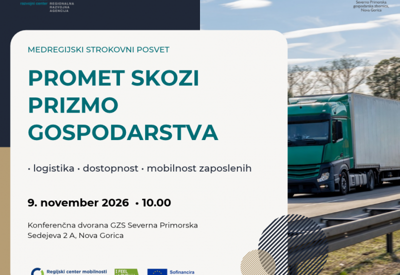 Medregijski strokovni posvet Promet skozi prizmo gospodarstva